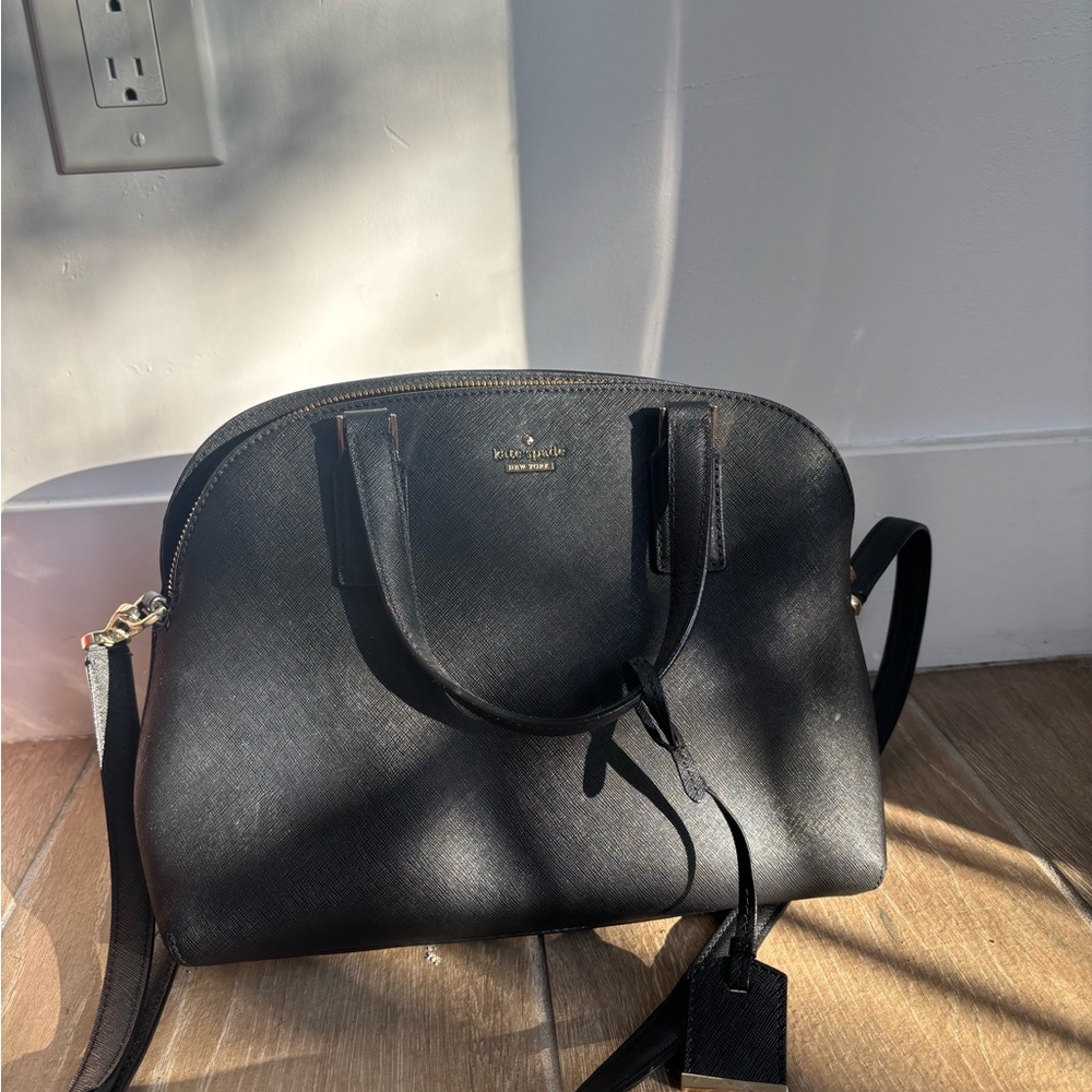 Kate spade black medium tote